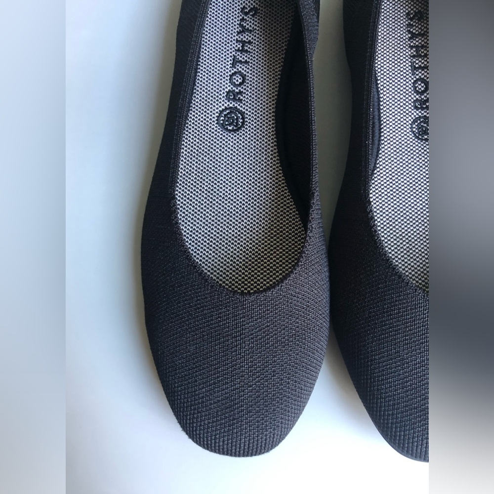 Rothy’s Black Knit Classic Loafers Ballet Flat Size: W13 - Picture 6 of 12